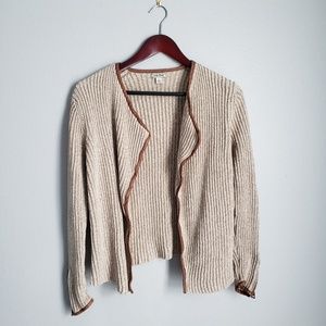 Lucky Brand Open Sweater Cardigan- L